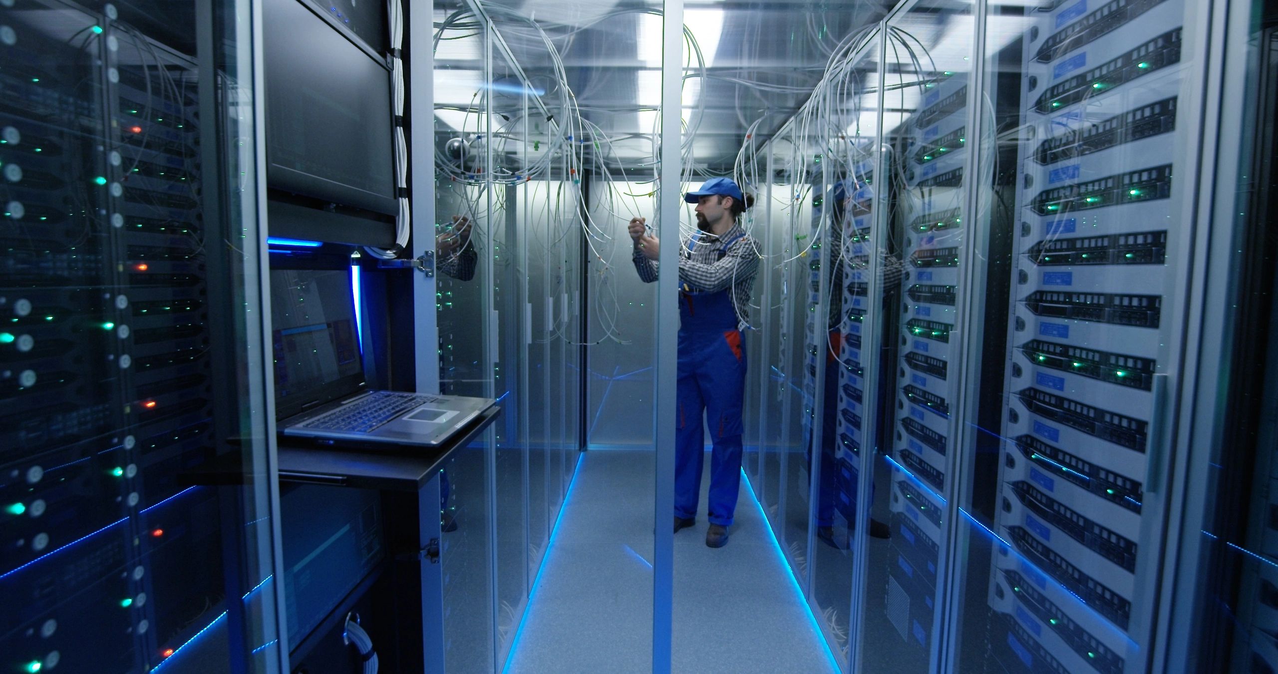 Technician supporting network infrastructure